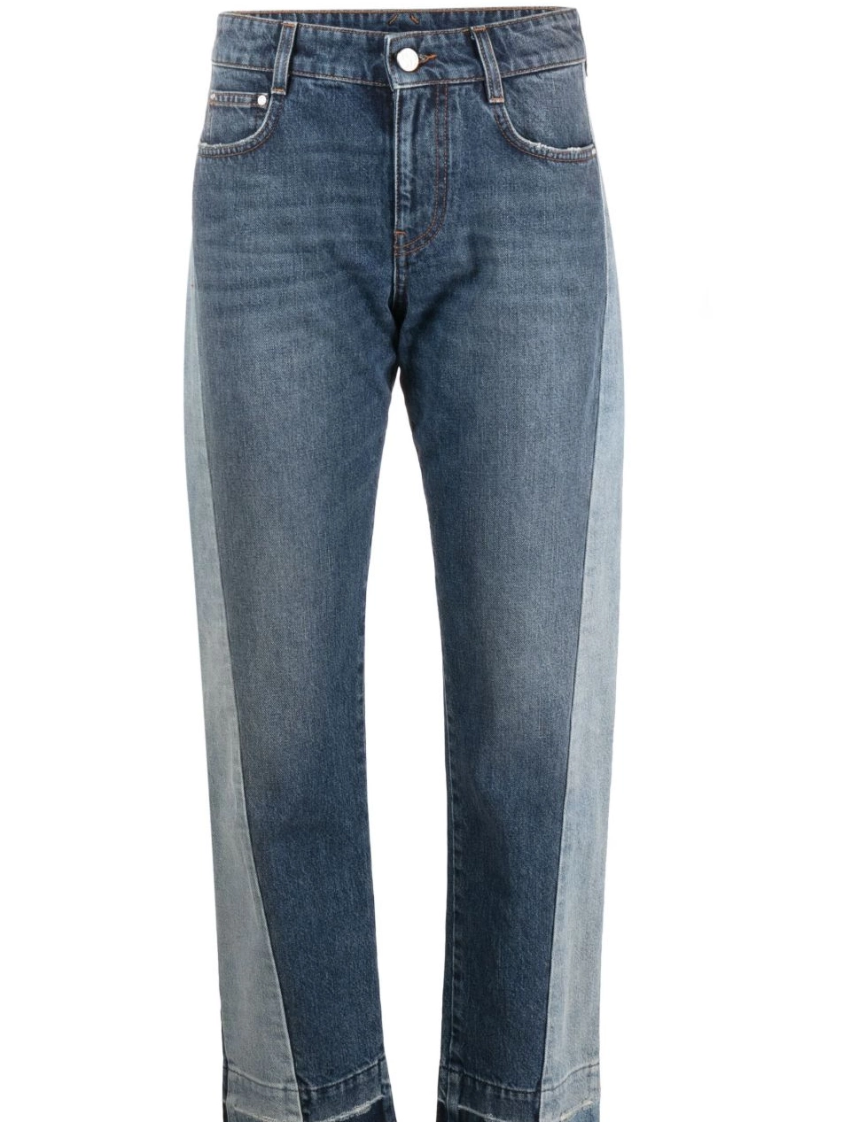 Cheap jeans Women Stella straight-leg colour-block McCartney 0813